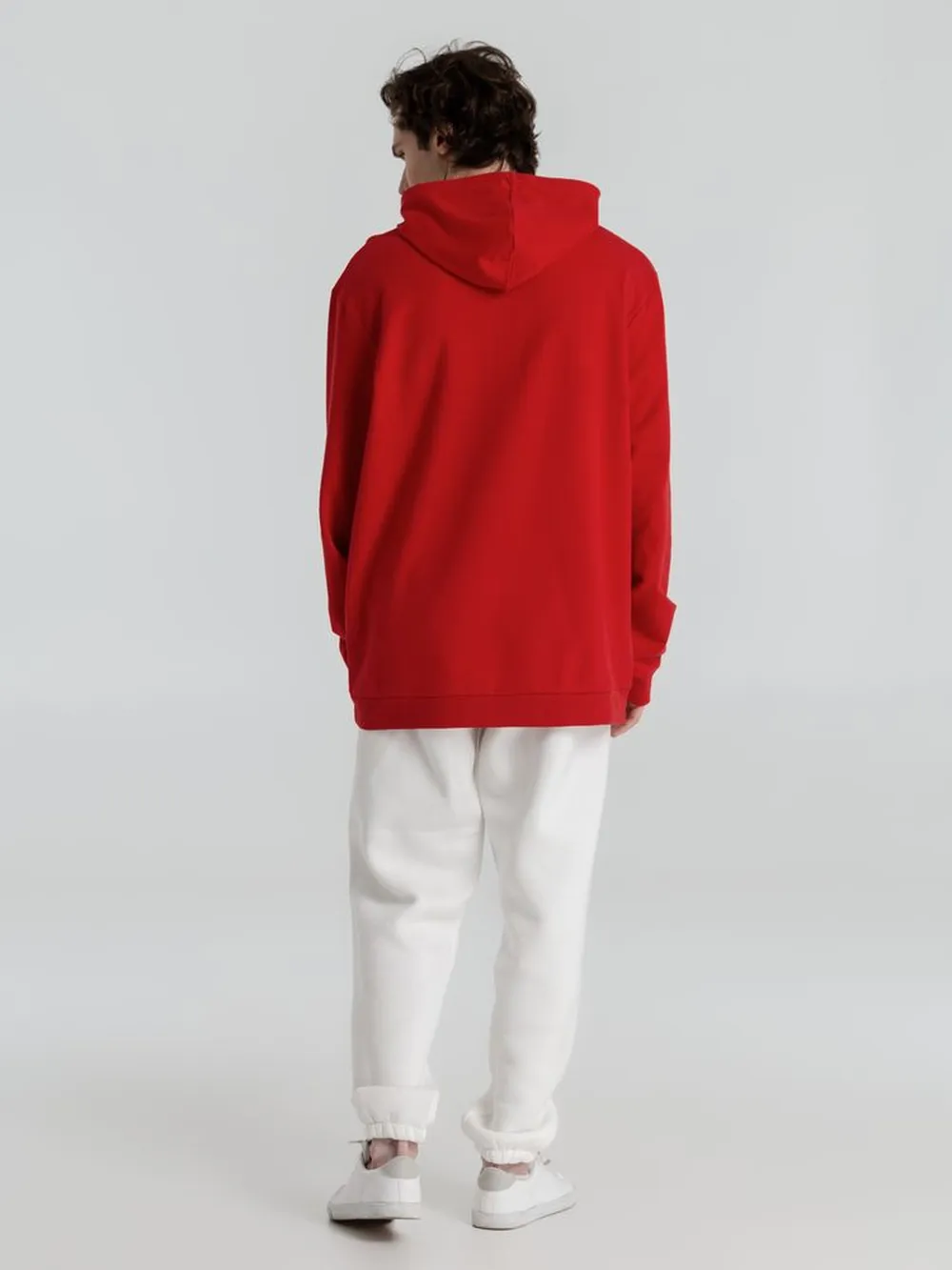 Толстовка с капюшоном унисекс Hoodie, красная, размер S заказать онлайн с вашим дизайном на заказ в Москве и области