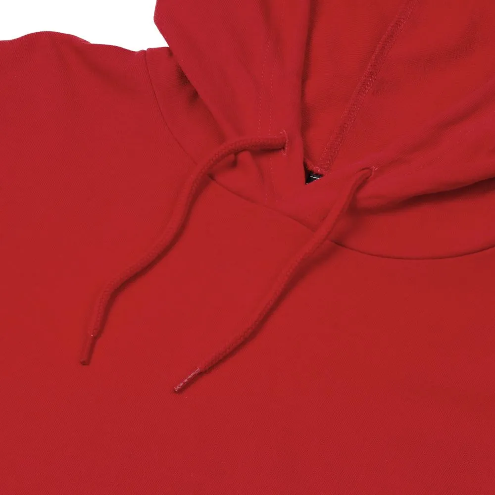 Толстовка с капюшоном унисекс Hoodie, красная, размер 4XL заказать онлайн с вашим дизайном на заказ в Москве и области