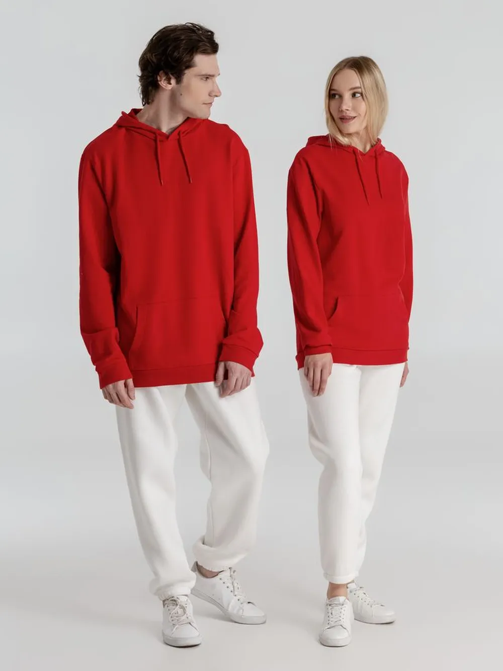 Толстовка с капюшоном унисекс Hoodie, красная, размер 4XL заказать онлайн с вашим дизайном на заказ в Москве и области