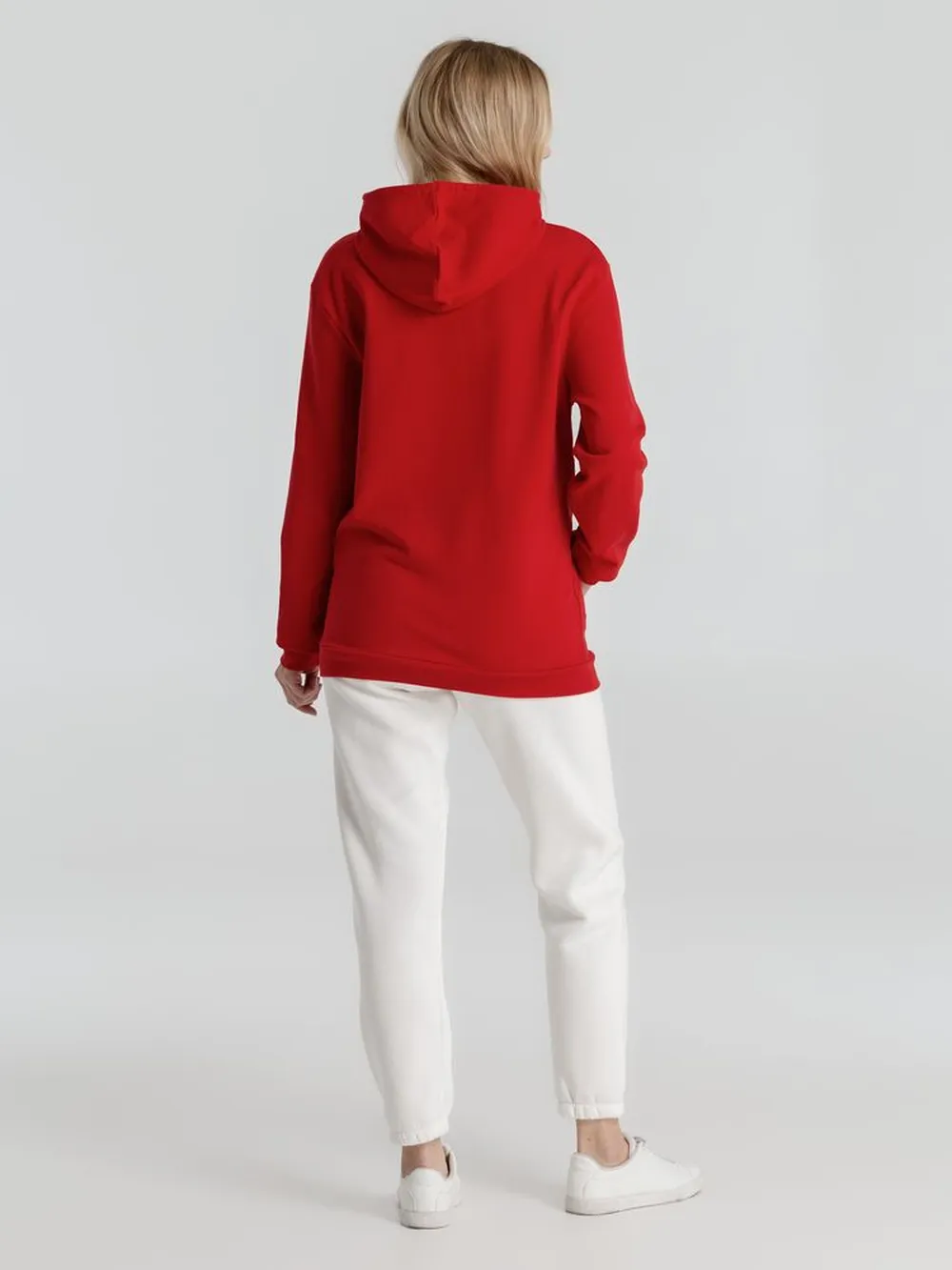 Толстовка с капюшоном унисекс Hoodie, красная, размер 4XL заказать онлайн с вашим дизайном на заказ в Москве и области