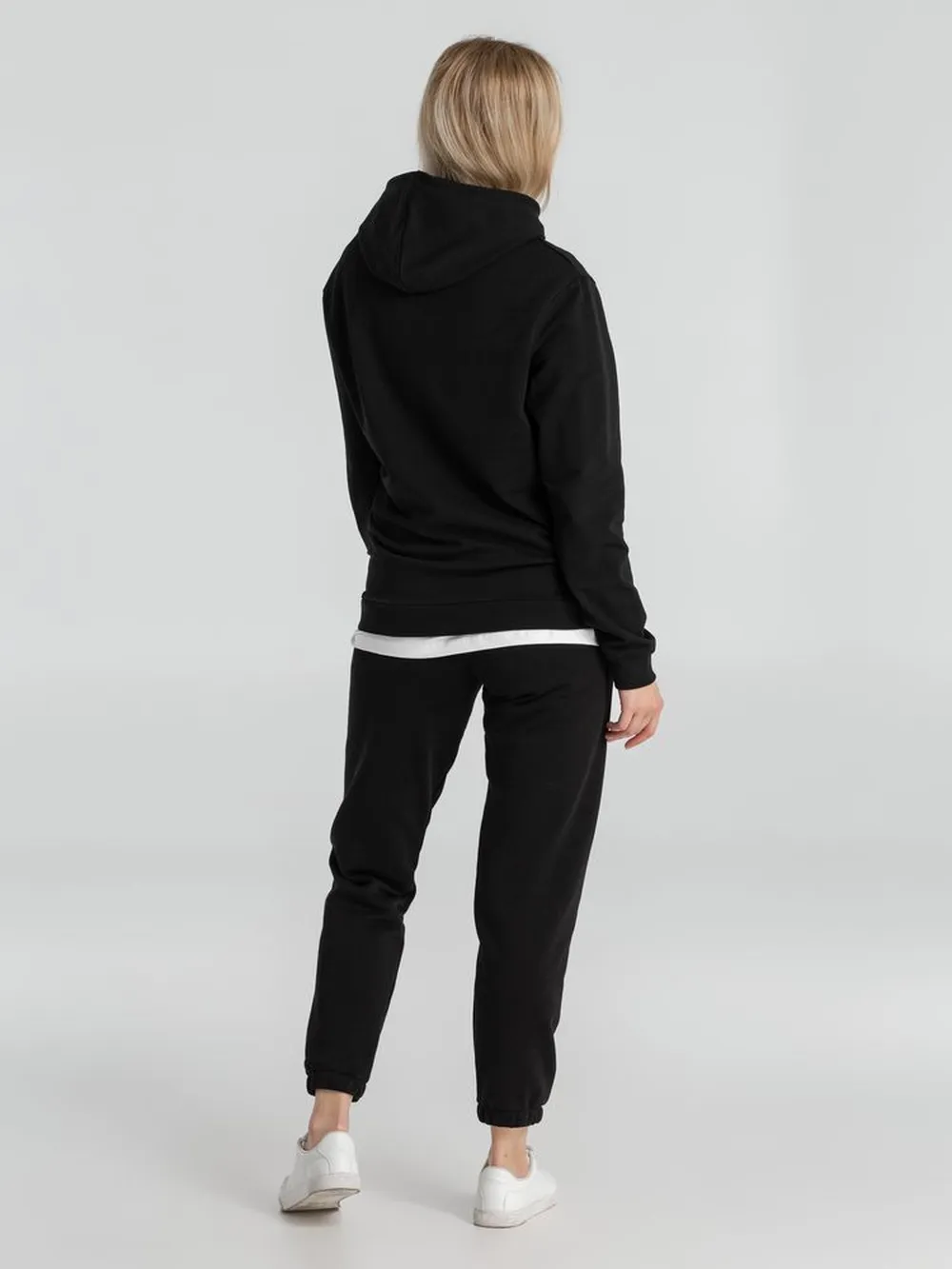 Толстовка с капюшоном унисекс Hoodie, черная заказать онлайн с вашим дизайном на заказ в Москве и области