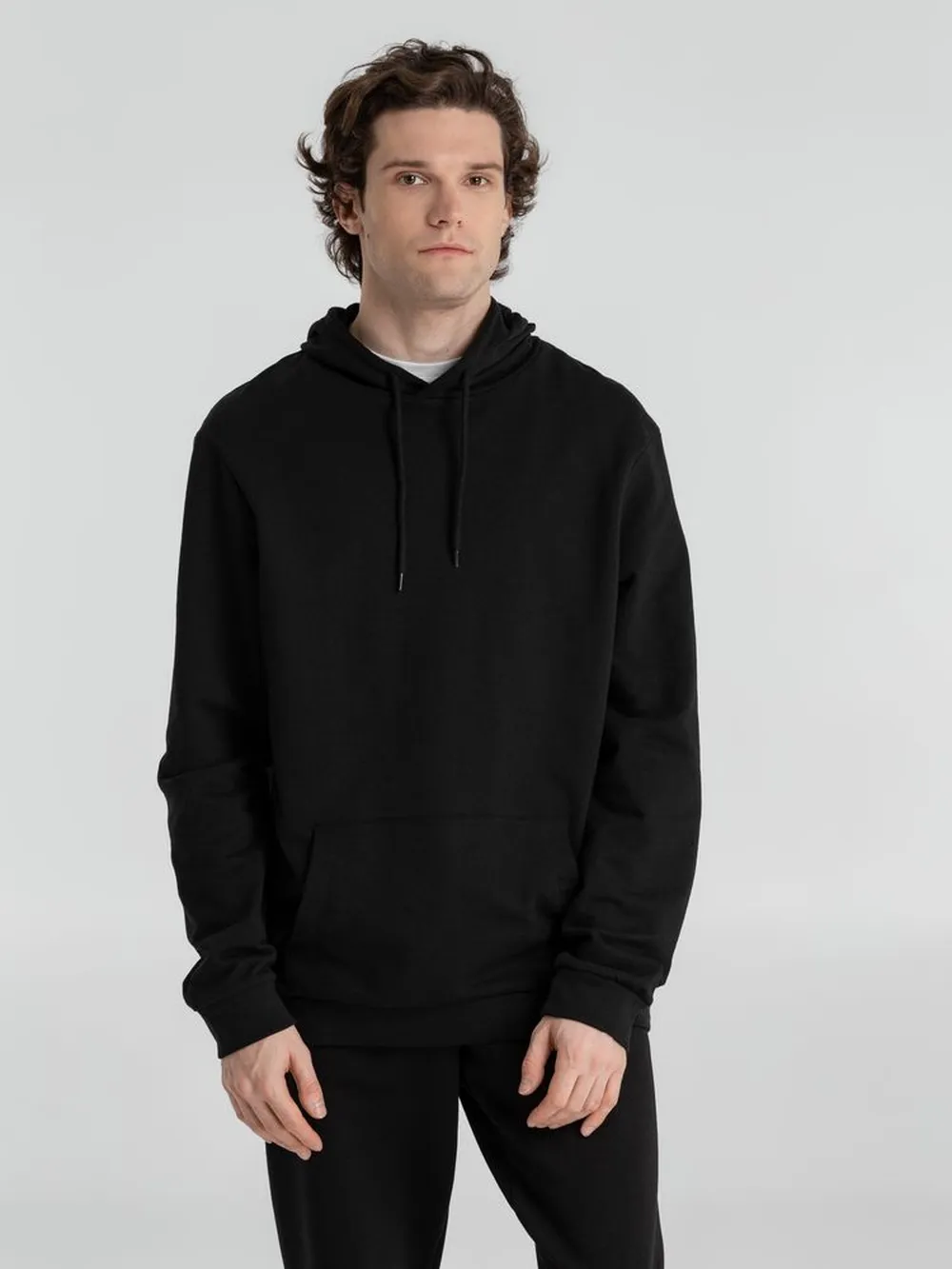 Толстовка с капюшоном унисекс Hoodie, черная, размер 4XL заказать онлайн с вашим дизайном на заказ в Москве и области