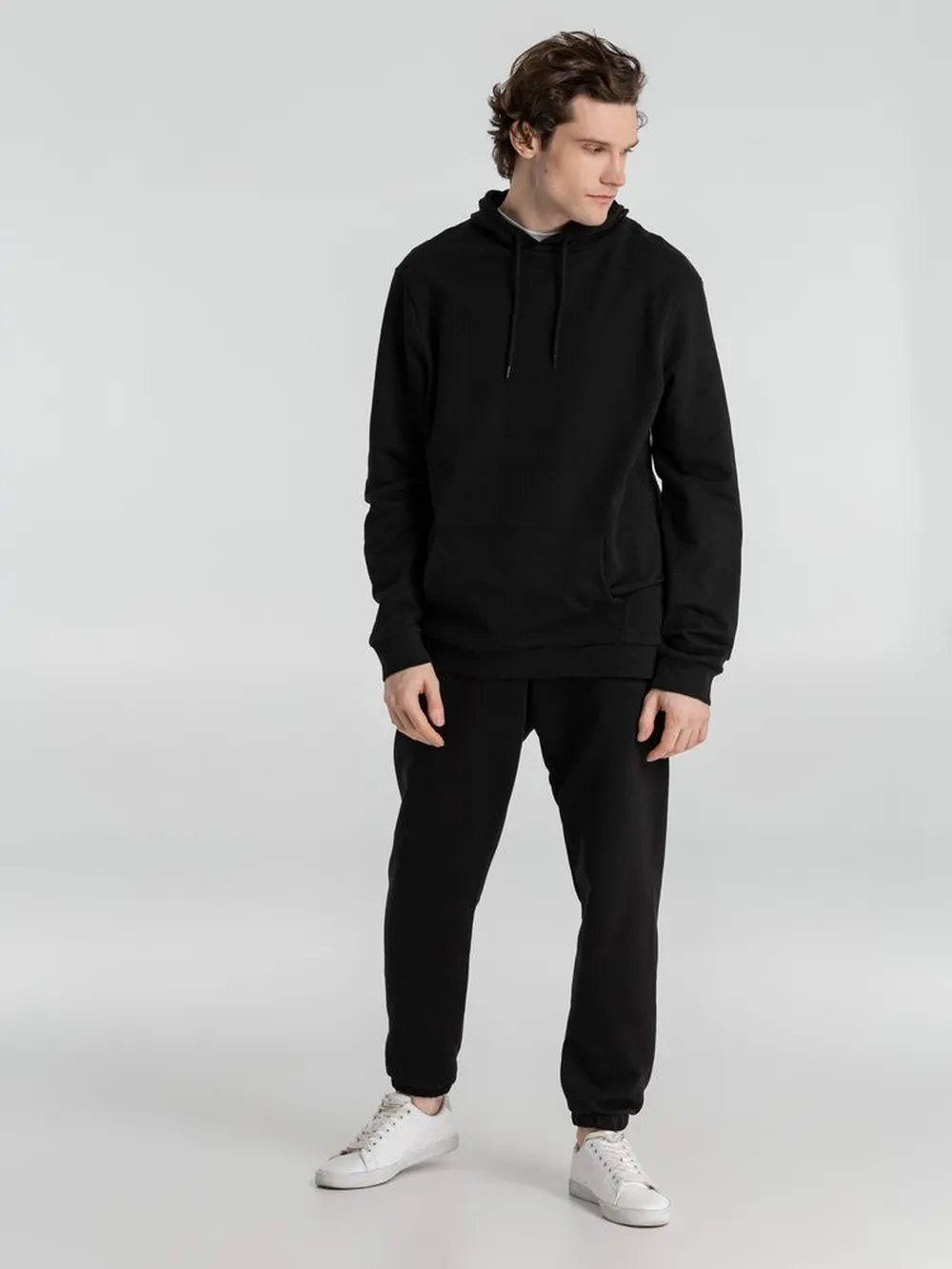 Толстовка с капюшоном унисекс Hoodie, черная, размер 4XL заказать онлайн с вашим дизайном на заказ в Москве и области