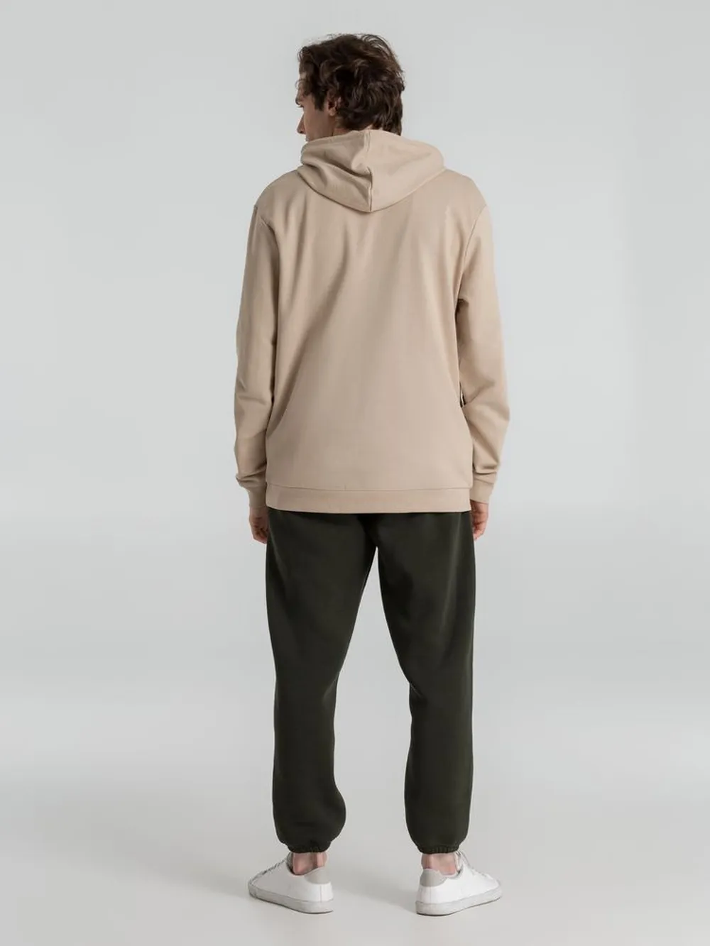 Толстовка с капюшоном унисекс Hoodie, бежевая заказать онлайн с вашим дизайном на заказ в Москве и области