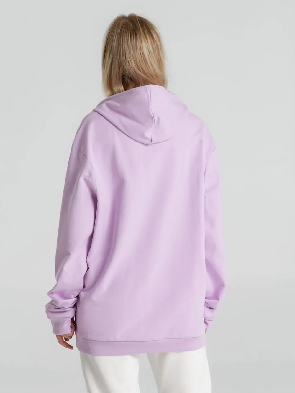 Толстовка с капюшоном унисекс Hoodie, сиреневая заказать онлайн с вашим дизайном на заказ в Москве и области