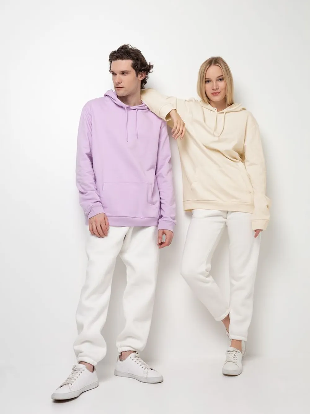 Толстовка с капюшоном унисекс Hoodie, сиреневая заказать онлайн с вашим дизайном на заказ в Москве и области