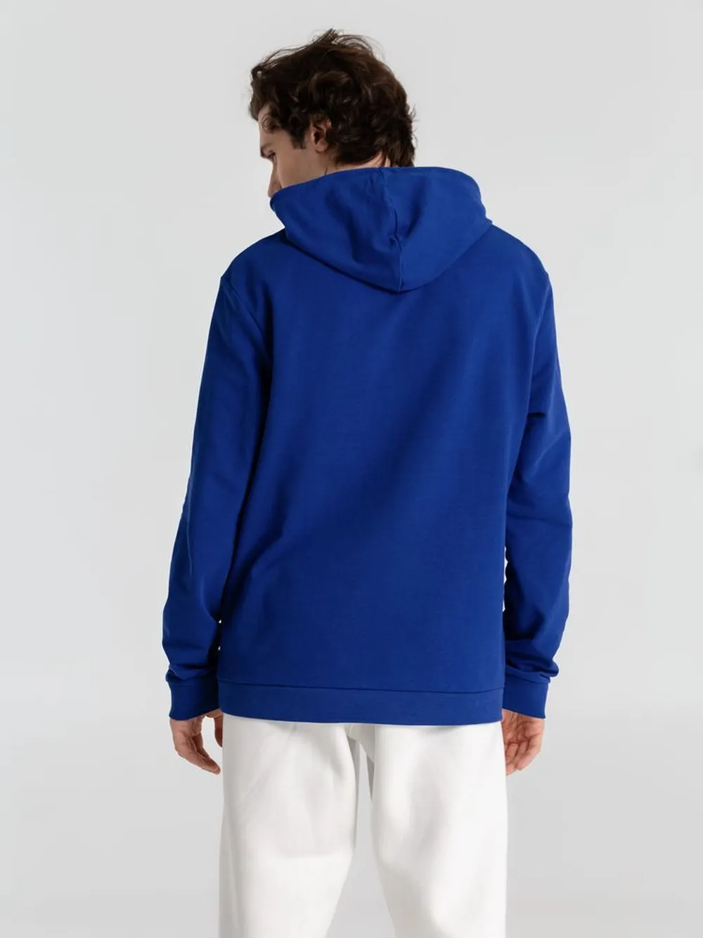 Толстовка с капюшоном унисекс Hoodie, ярко-синяя, размер XS заказать онлайн с вашим дизайном на заказ в Москве и области