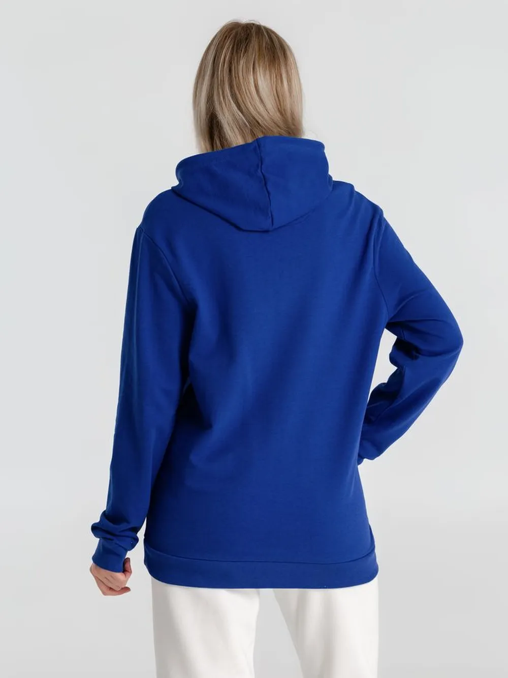 Толстовка с капюшоном унисекс Hoodie, ярко-синяя, размер XS заказать онлайн с вашим дизайном на заказ в Москве и области