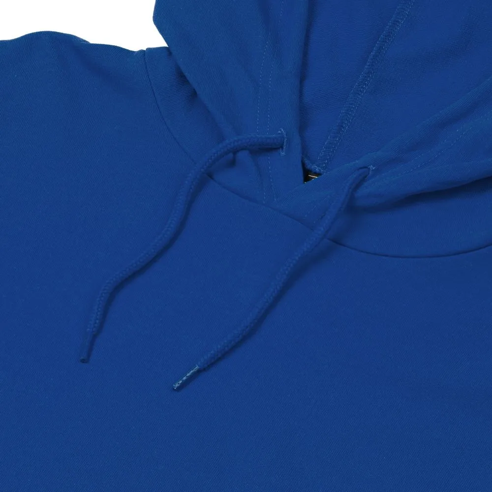 Толстовка с капюшоном унисекс Hoodie, ярко-синяя, размер XS заказать онлайн с вашим дизайном на заказ в Москве и области