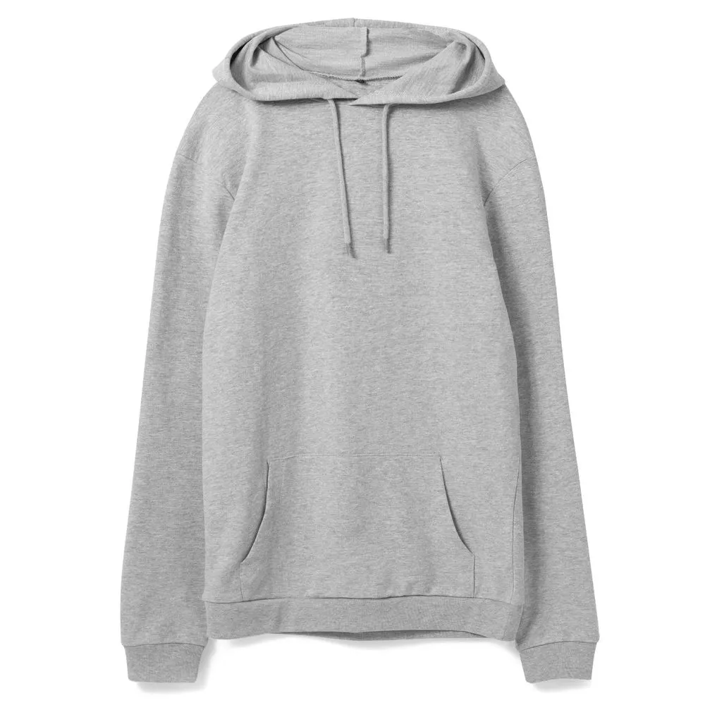 Толстовка с капюшоном унисекс Hoodie, серый меланж, размер XS заказать онлайн с вашим дизайном на заказ в Москве и области