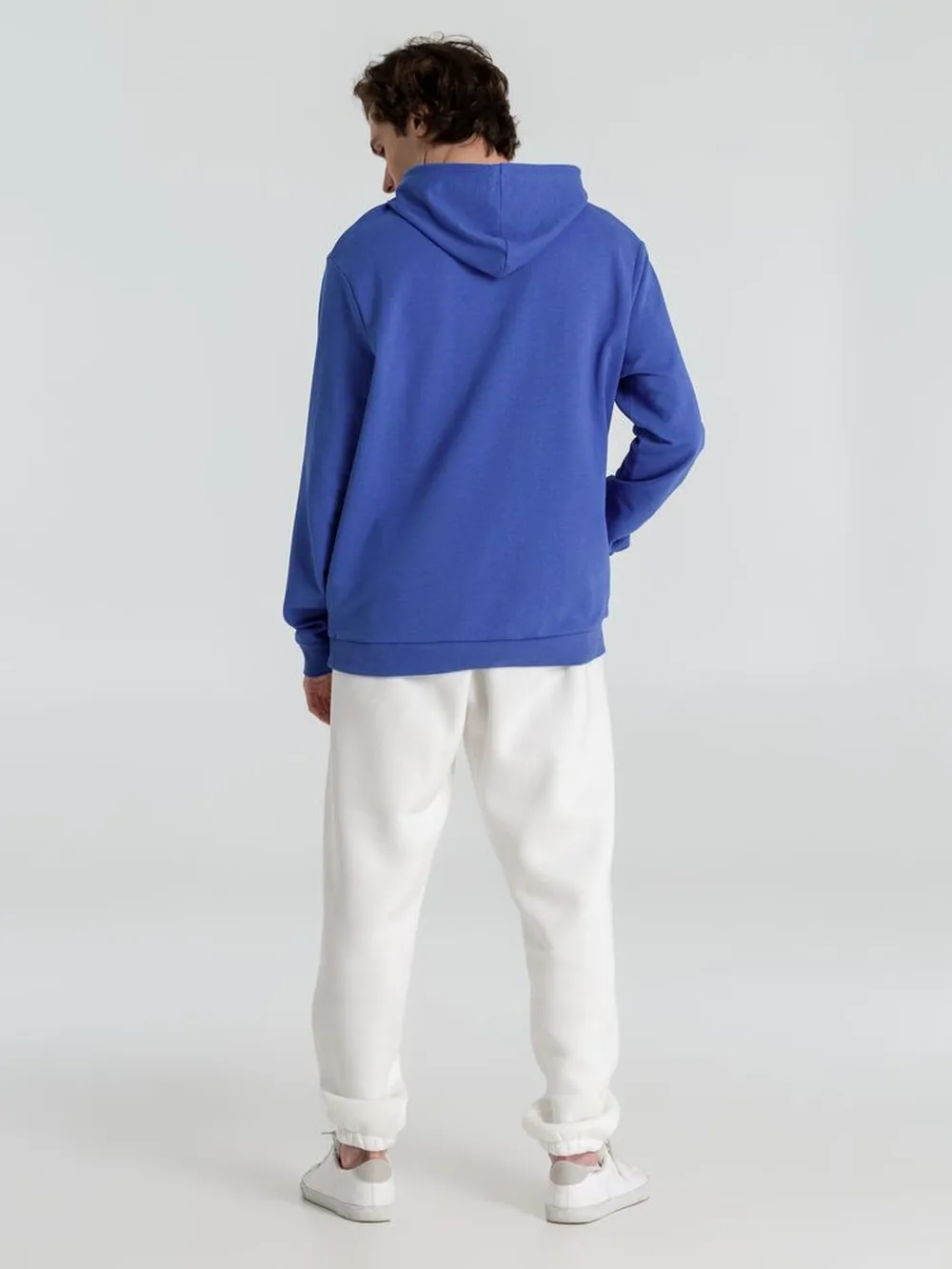 Толстовка с капюшоном унисекс Hoodie, ярко-синий меланж, размер XS заказать онлайн с вашим дизайном на заказ в Москве и области