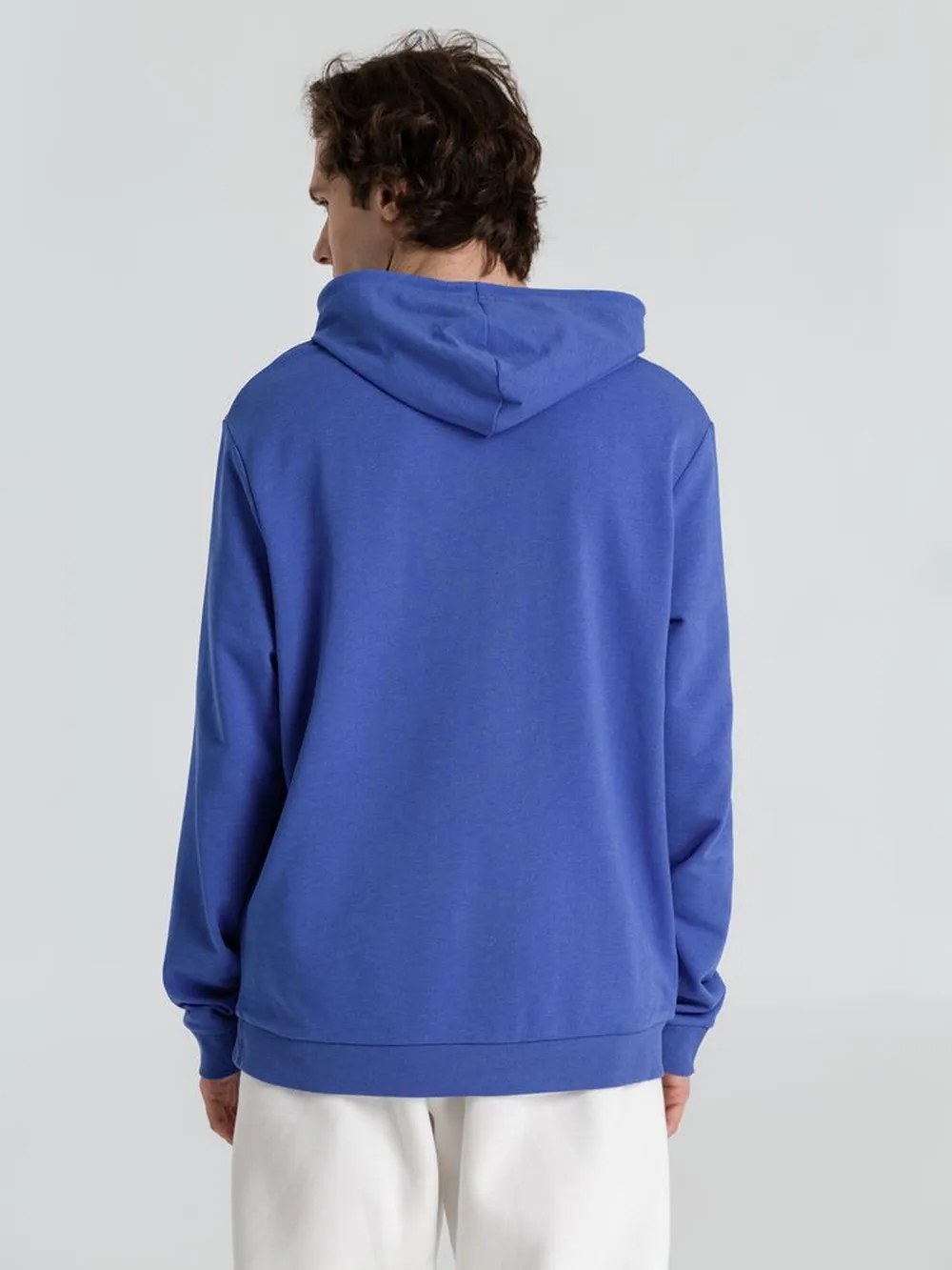 Толстовка с капюшоном унисекс Hoodie, ярко-синий меланж, размер XS заказать онлайн с вашим дизайном на заказ в Москве и области