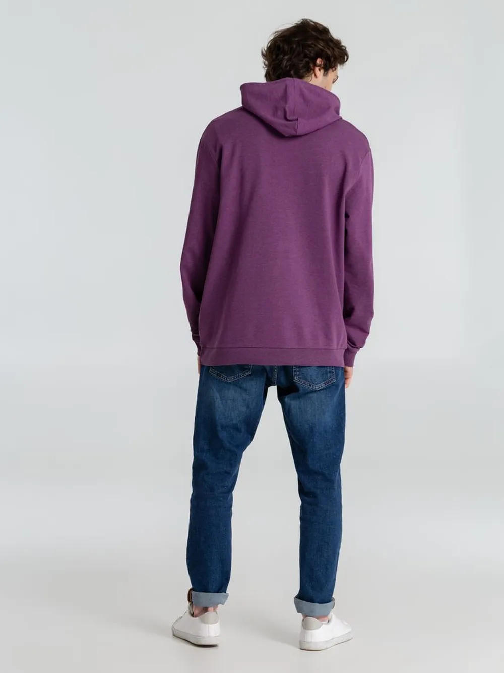 Толстовка с капюшоном унисекс Hoodie, фиолетовый меланж заказать онлайн с вашим дизайном на заказ в Москве и области