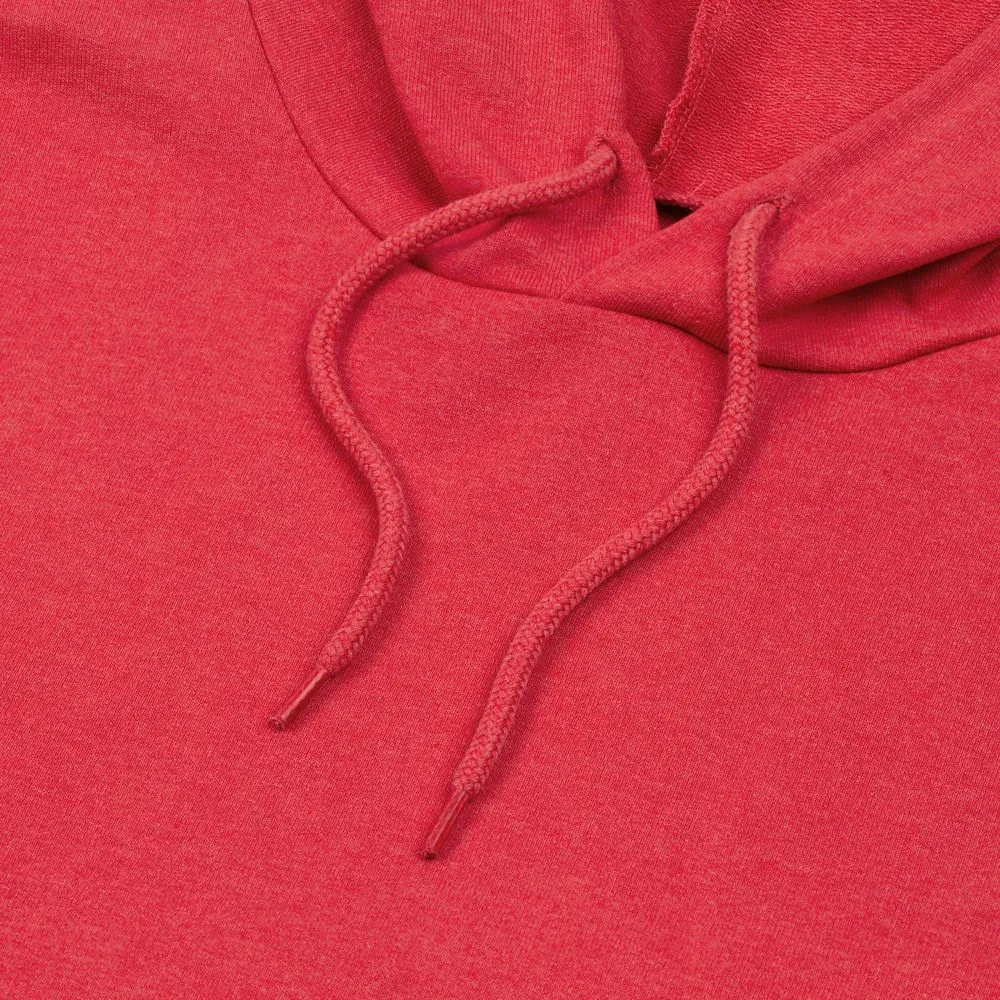 Толстовка с капюшоном унисекс Hoodie, красный меланж заказать онлайн с вашим дизайном на заказ в Москве и области