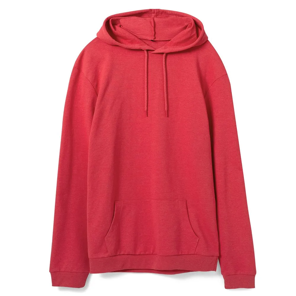 Толстовка с капюшоном унисекс Hoodie, красный меланж, размер XXL заказать онлайн с вашим дизайном на заказ в Москве и области