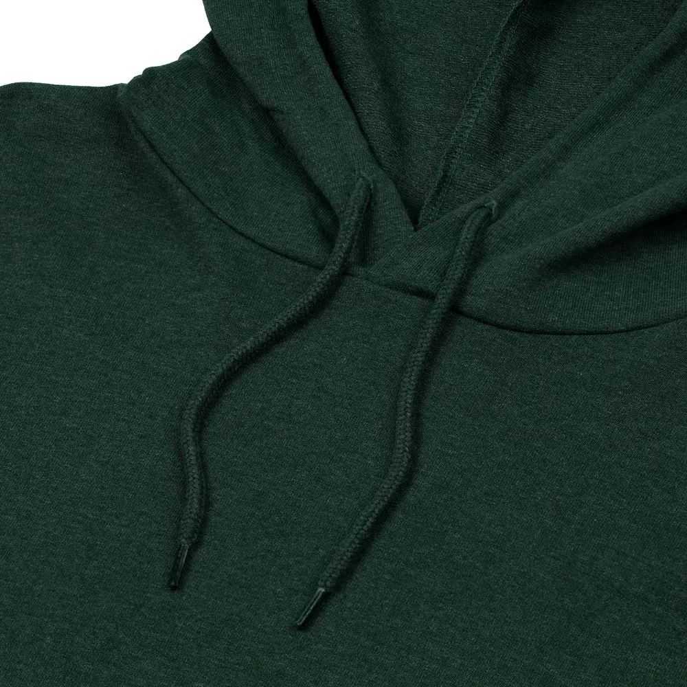 Толстовка с капюшоном унисекс Hoodie, темно-зеленый меланж заказать онлайн с вашим дизайном на заказ в Москве и области