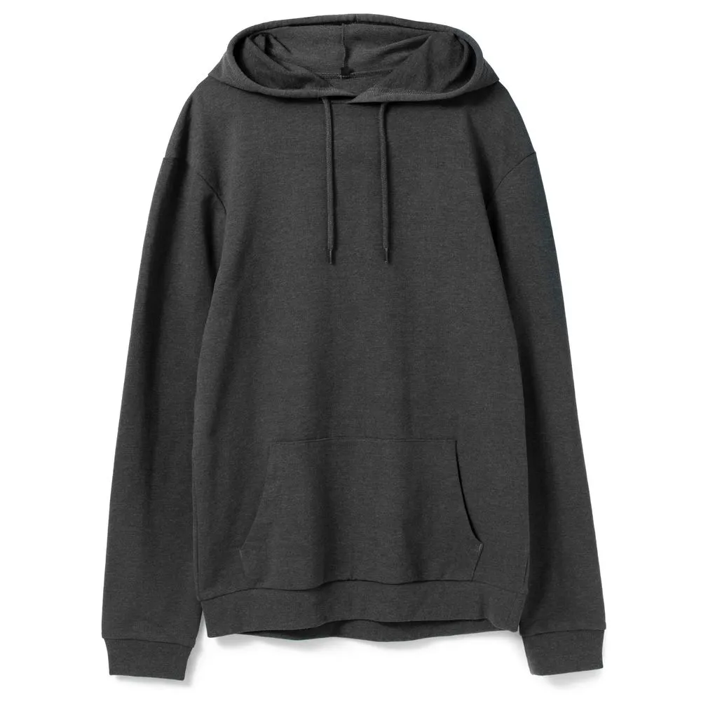 Толстовка с капюшоном унисекс Hoodie, серый меланж (антрацит) заказать онлайн с вашим дизайном на заказ в Москве и области