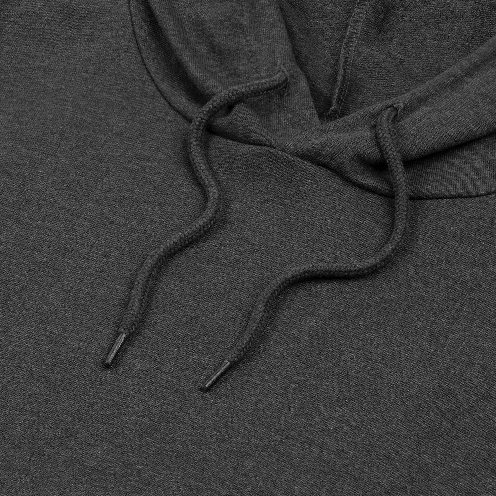 Толстовка с капюшоном унисекс Hoodie, серый меланж (антрацит) заказать онлайн с вашим дизайном на заказ в Москве и области