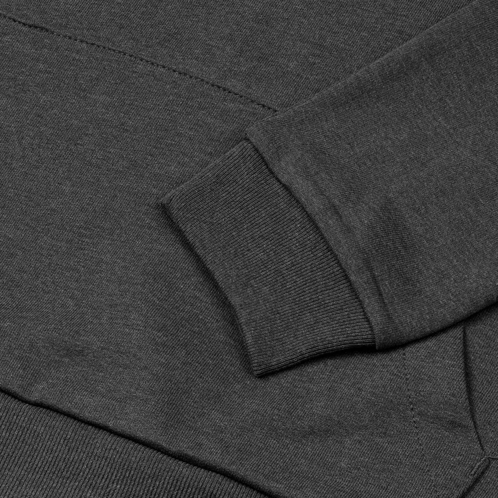 Толстовка с капюшоном унисекс Hoodie, серый меланж (антрацит) заказать онлайн с вашим дизайном на заказ в Москве и области