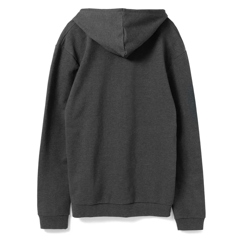 Толстовка с капюшоном унисекс Hoodie, серый меланж (антрацит) заказать онлайн с вашим дизайном на заказ в Москве и области