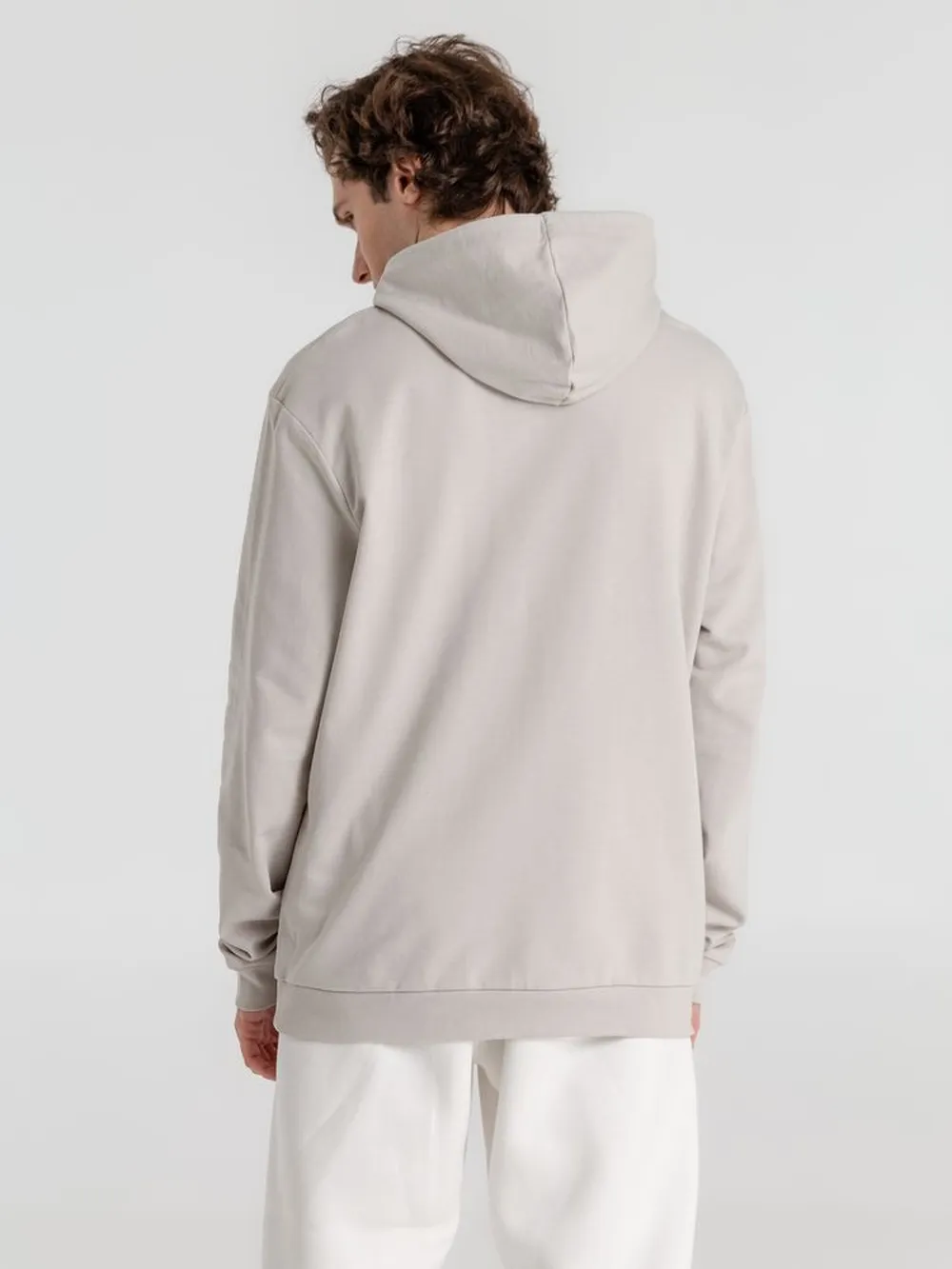 Толстовка с капюшоном унисекс Hoodie, дымчато-серая, размер XS заказать онлайн с вашим дизайном на заказ в Москве и области