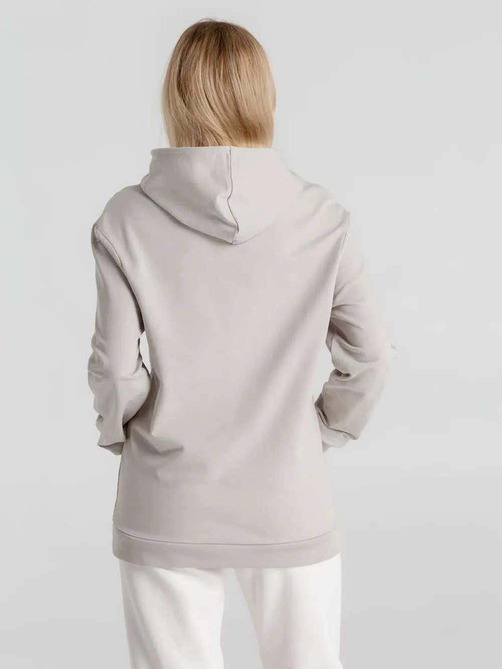 Толстовка с капюшоном унисекс Hoodie, дымчато-серая, размер XS заказать онлайн с вашим дизайном на заказ в Москве и области