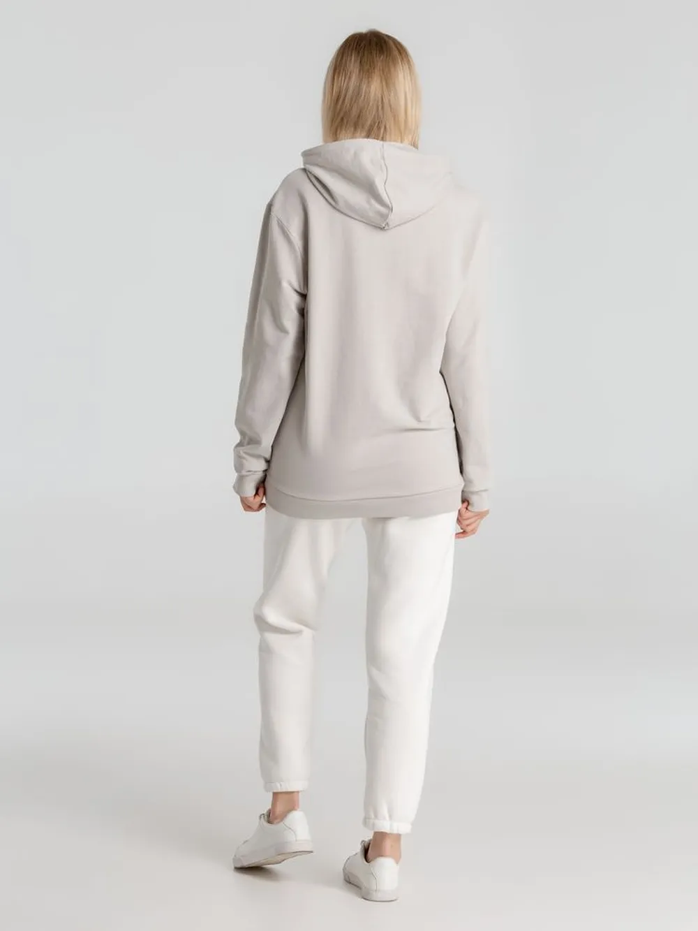Толстовка с капюшоном унисекс Hoodie, дымчато-серая, размер XS заказать онлайн с вашим дизайном на заказ в Москве и области