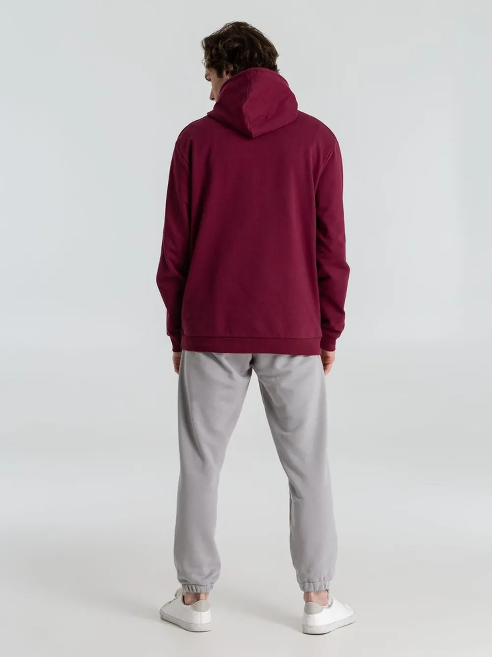 Толстовка с капюшоном унисекс Hoodie, бордовая, размер 3XL заказать онлайн с вашим дизайном на заказ в Москве и области