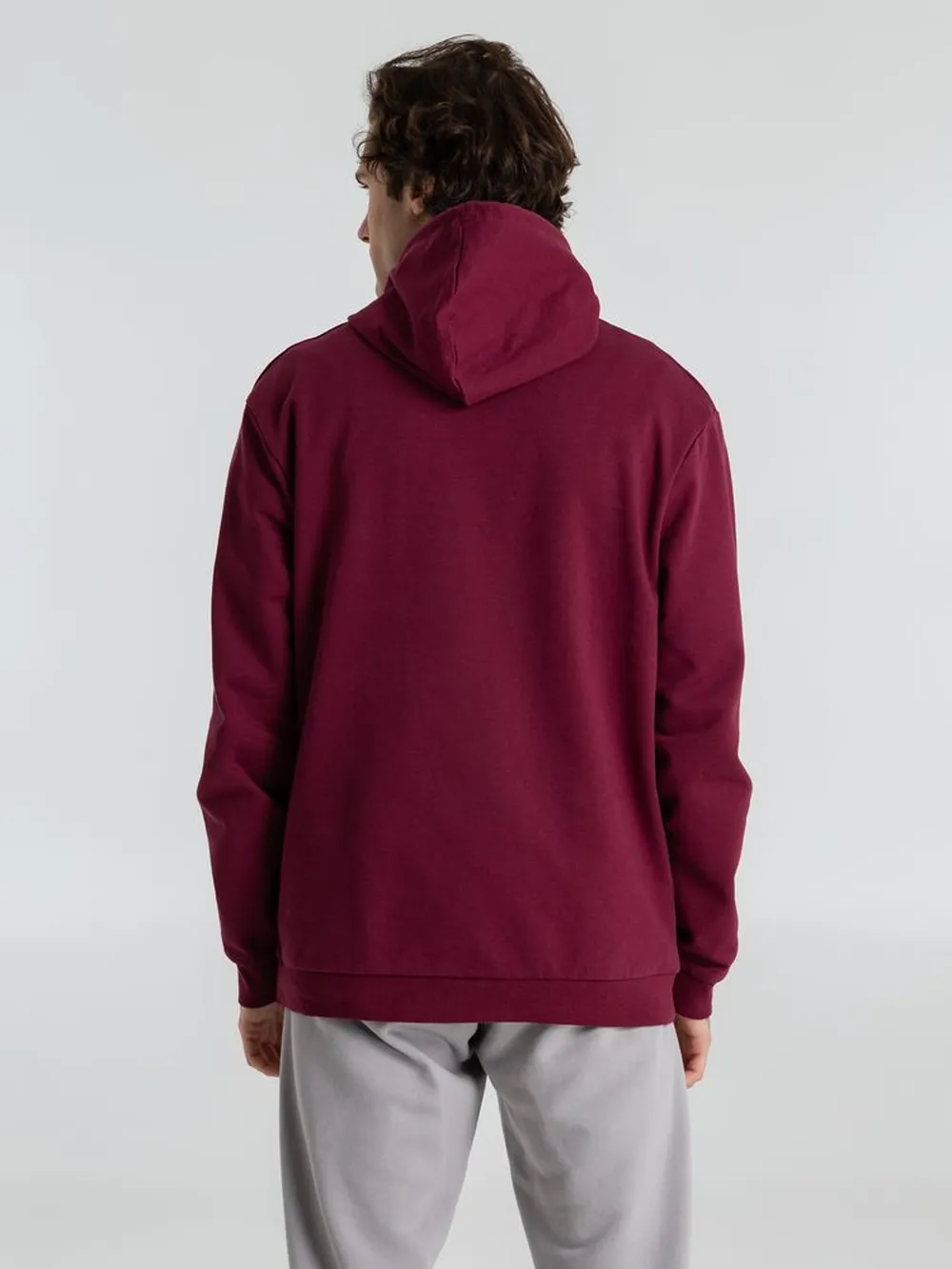 Толстовка с капюшоном унисекс Hoodie, бордовая, размер 3XL заказать онлайн с вашим дизайном на заказ в Москве и области