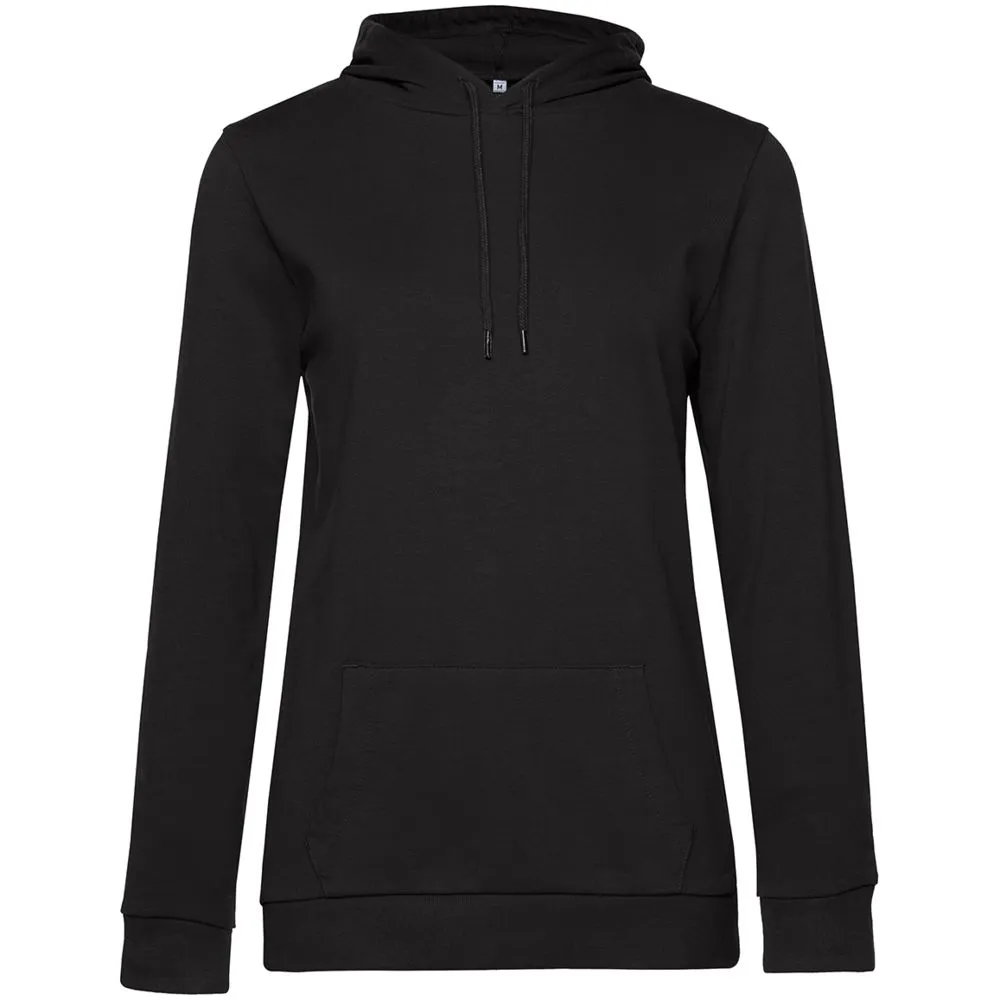 Толстовка с капюшоном женская Hoodie, черная заказать онлайн с вашим дизайном на заказ в Москве и области