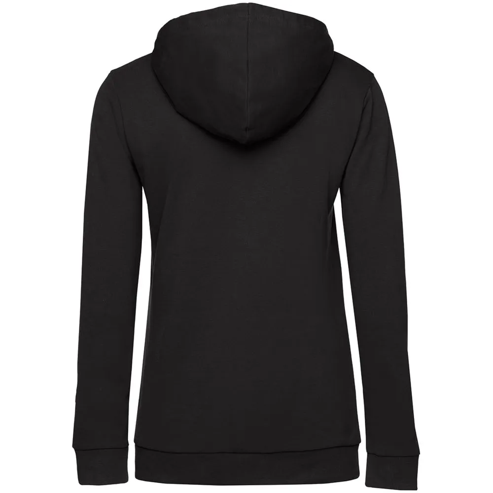 Толстовка с капюшоном женская Hoodie, черная заказать онлайн с вашим дизайном на заказ в Москве и области