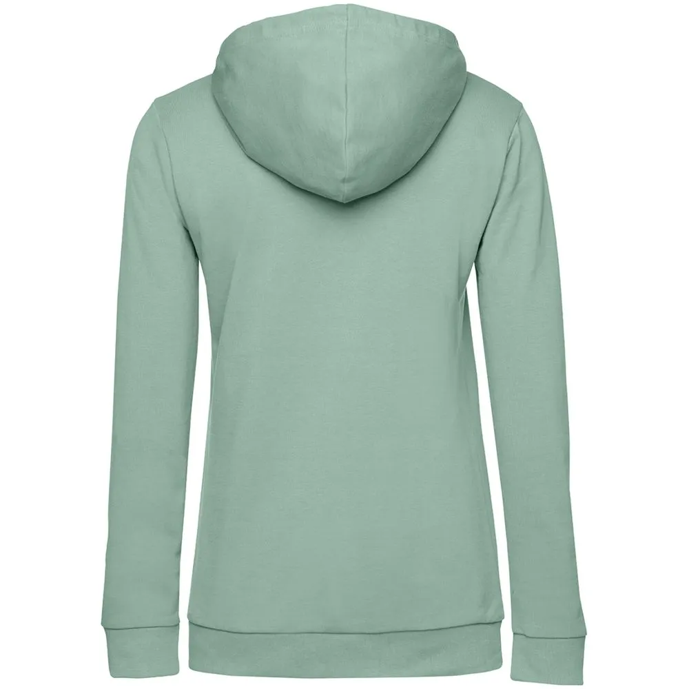 Толстовка с капюшоном женская Hoodie, серо-зеленая, размер S заказать онлайн с вашим дизайном на заказ в Москве и области