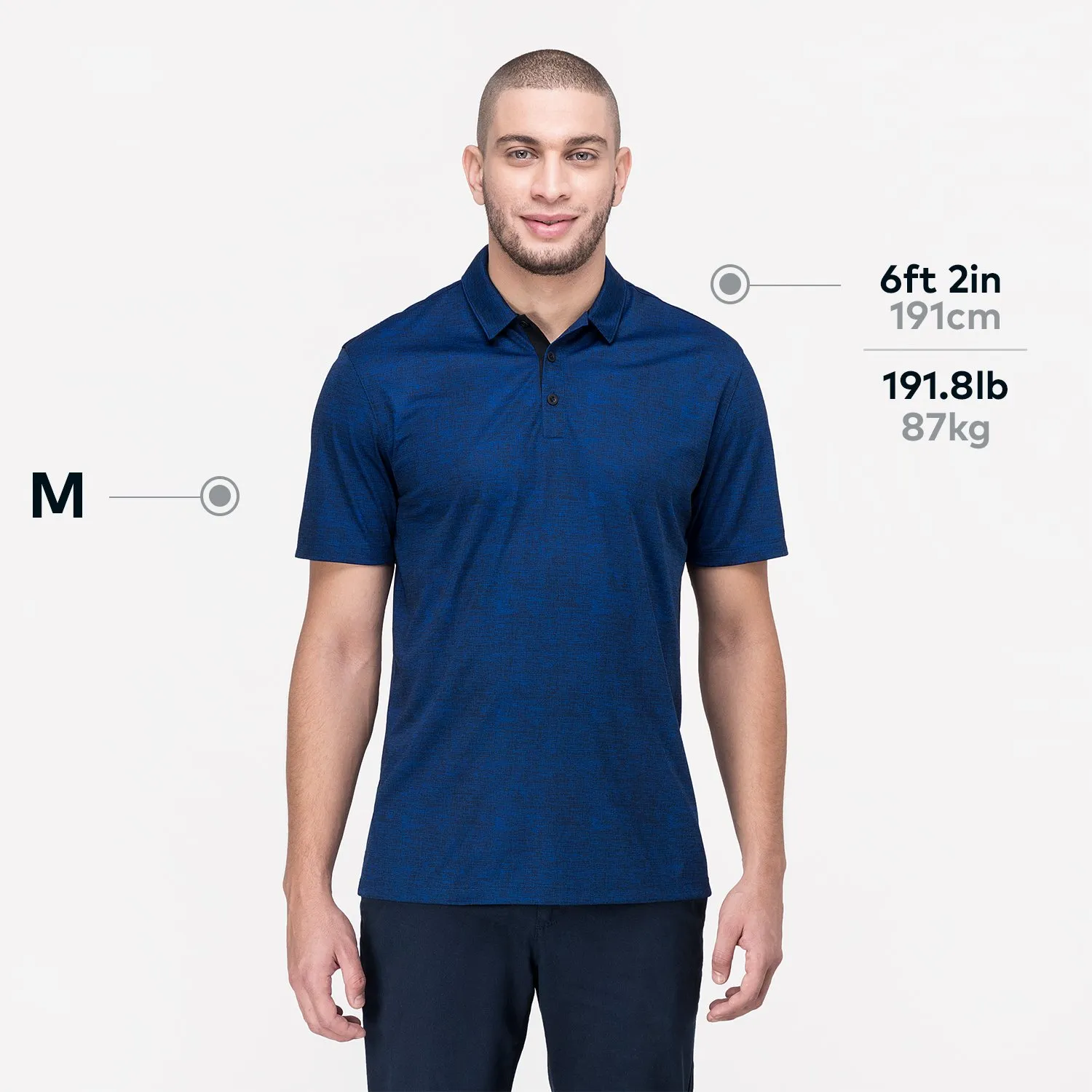 Поло Dri-FIT Crosshatch заказать онлайн с вашим дизайном на заказ в Москве и области