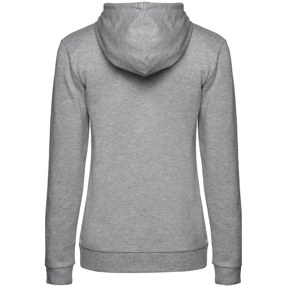 Толстовка с капюшоном женская Hoodie, серый меланж заказать онлайн с вашим дизайном на заказ в Москве и области