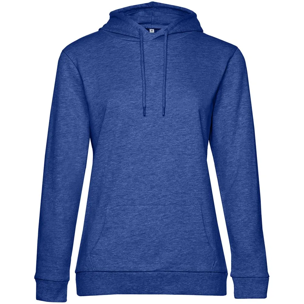 Толстовка с капюшоном женская Hoodie, ярко-синий меланж, размер XL заказать онлайн с вашим дизайном на заказ в Москве и области