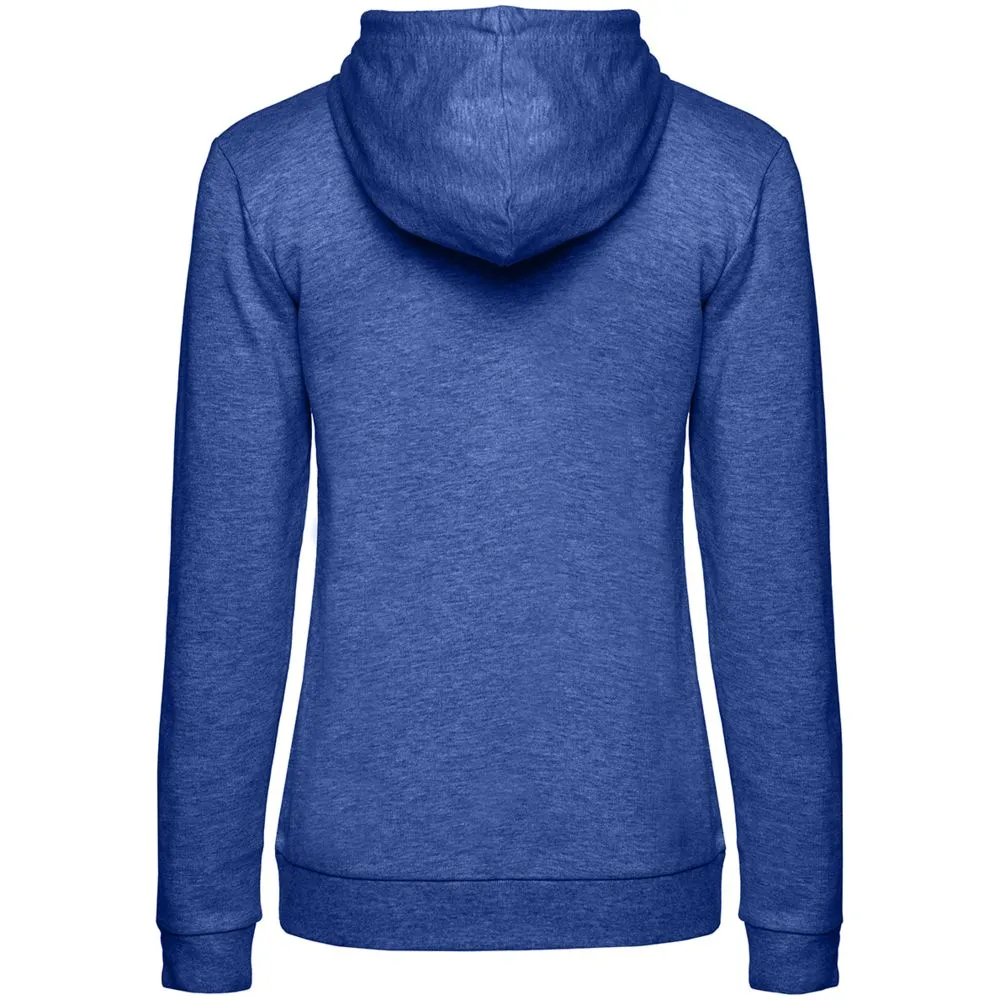 Толстовка с капюшоном женская Hoodie, ярко-синий меланж, размер XL заказать онлайн с вашим дизайном на заказ в Москве и области