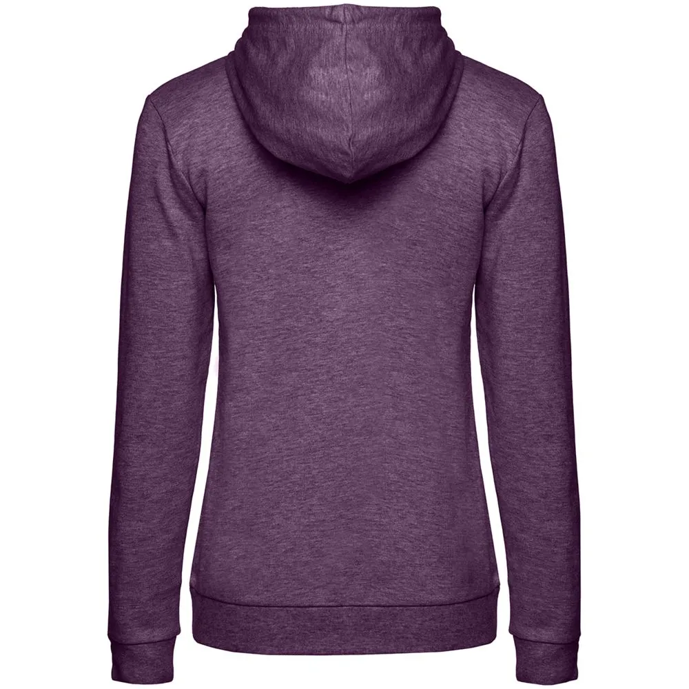 Толстовка с капюшоном женская Hoodie, фиолетовый меланж, размер XS заказать онлайн с вашим дизайном на заказ в Москве и области