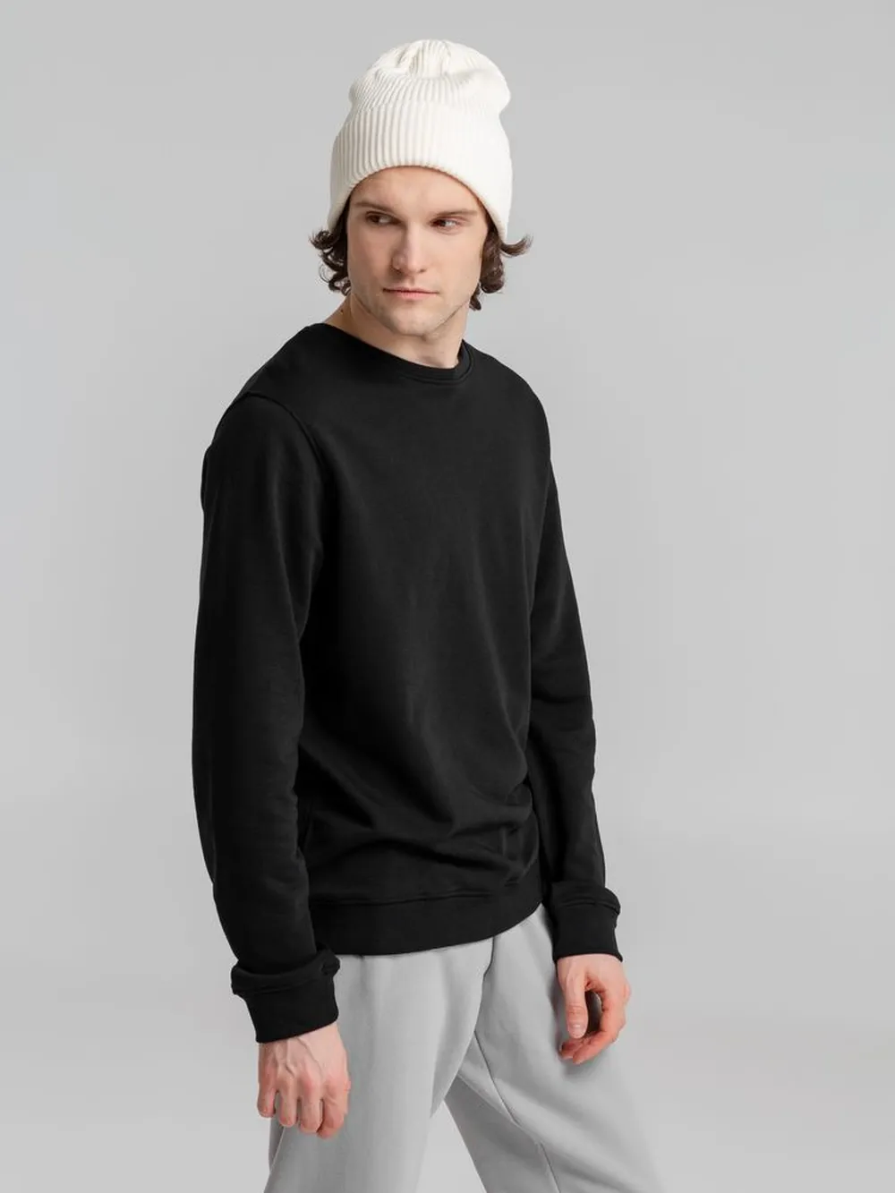 Свитшот унисекс BNC Inspire (Organic), черный, размер 3XL заказать онлайн с вашим дизайном на заказ в Москве и области