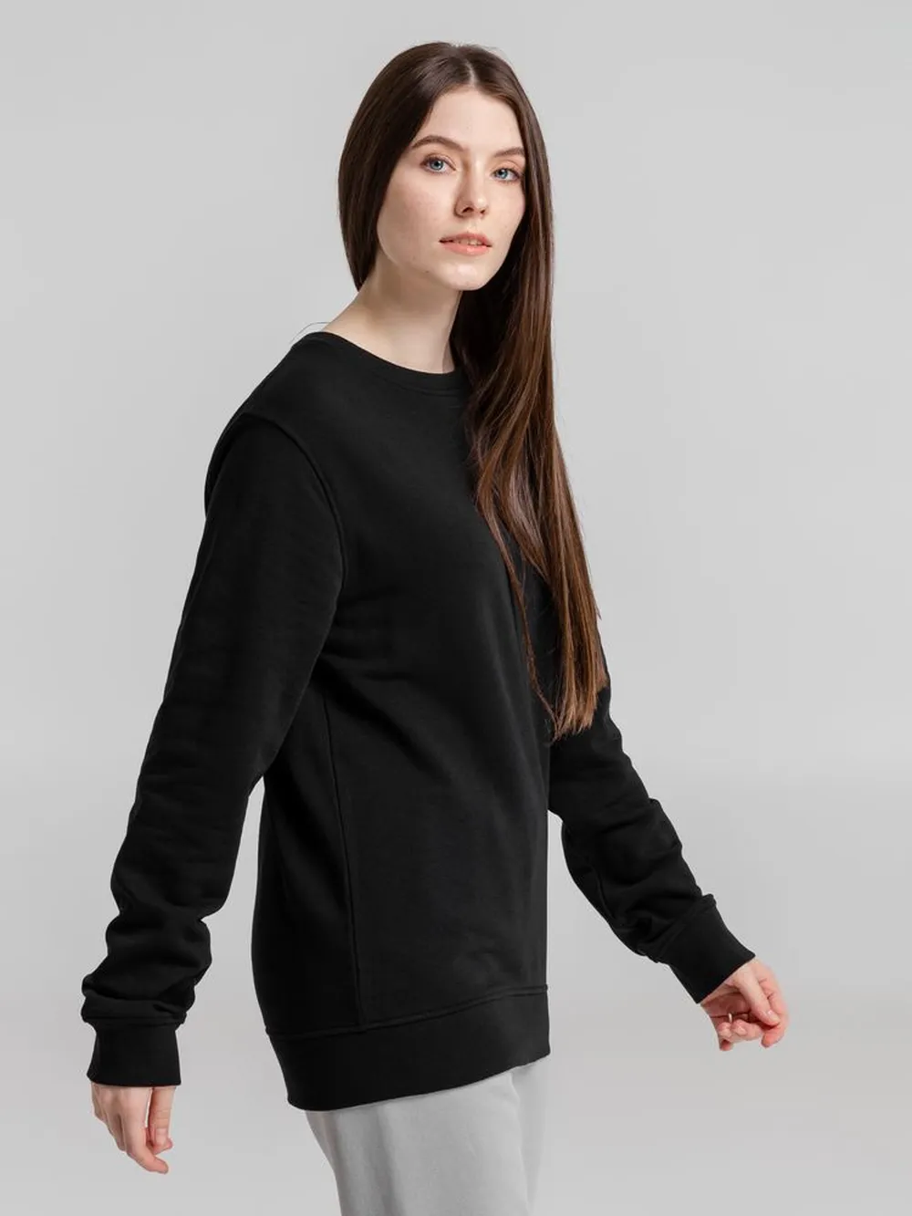 Свитшот унисекс BNC Inspire (Organic), черный, размер 3XL заказать онлайн с вашим дизайном на заказ в Москве и области