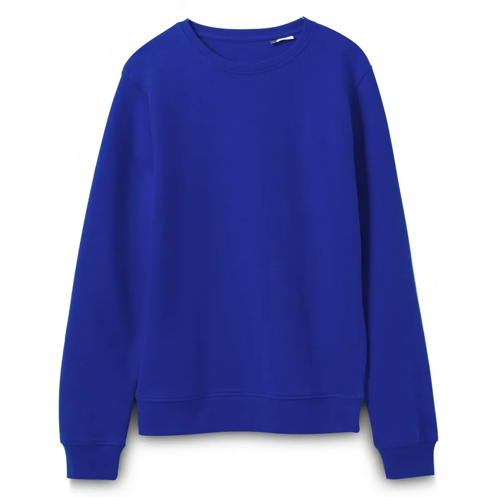 Свитшот унисекс BNC Inspire (Organic), ярко-синий, размер XS заказать онлайн с вашим дизайном на заказ в Москве и области
