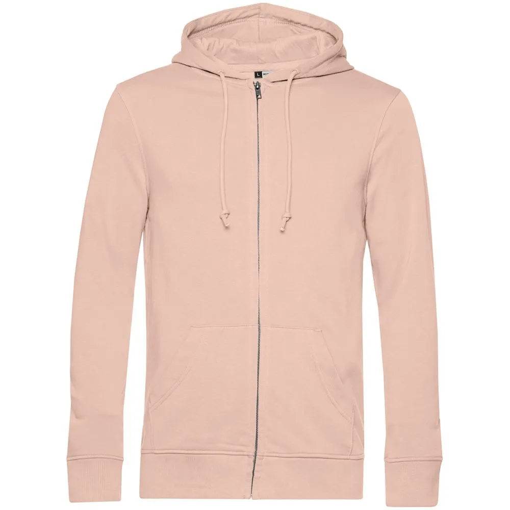Толстовка на молнии с капюшоном унисекс BNC Inspire (Organic), розовая, размер XXL заказать онлайн с вашим дизайном на заказ в Москве и области