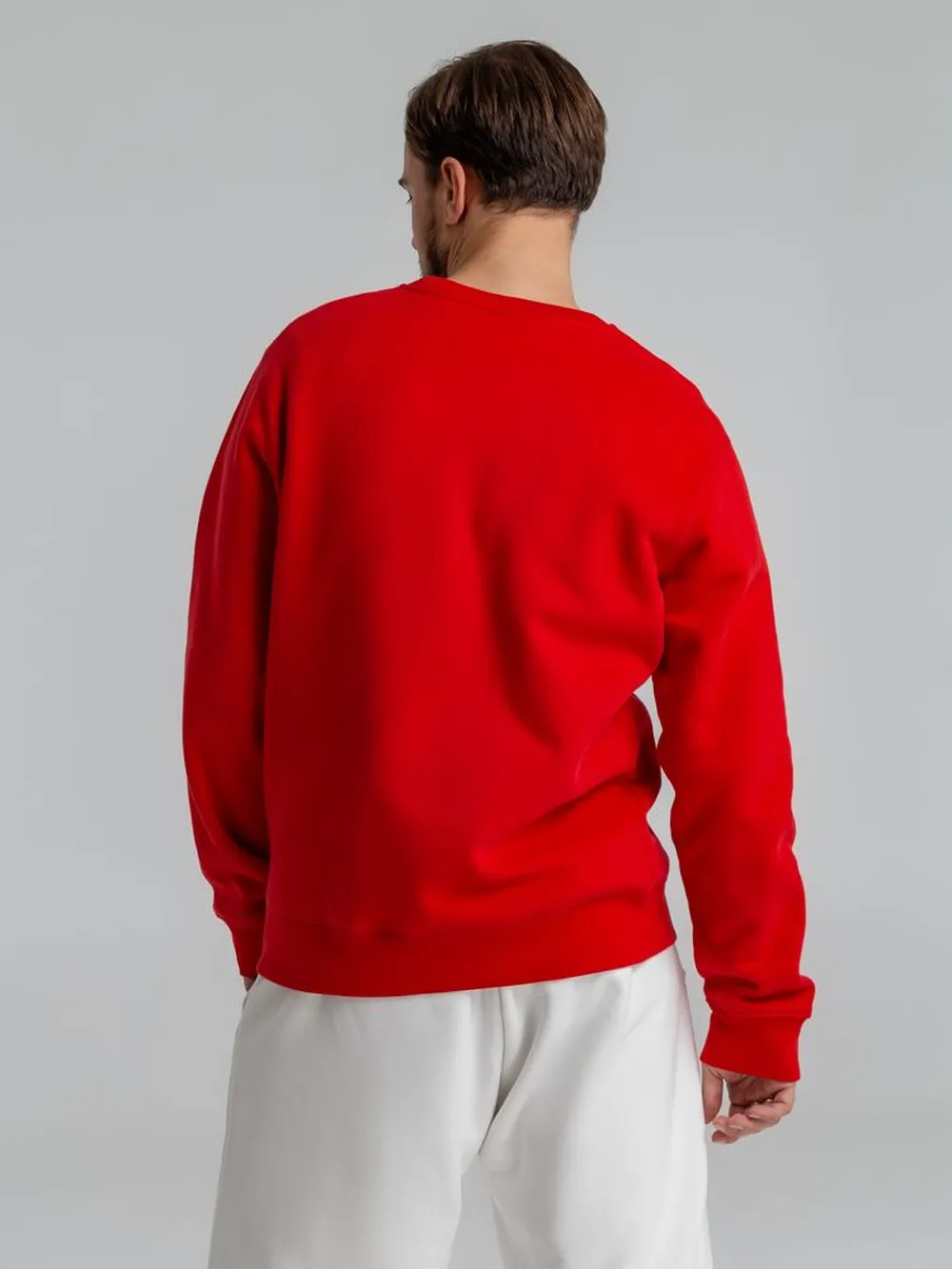 Свитшот унисекс King, красный, размер XL заказать онлайн с вашим дизайном на заказ в Москве и области