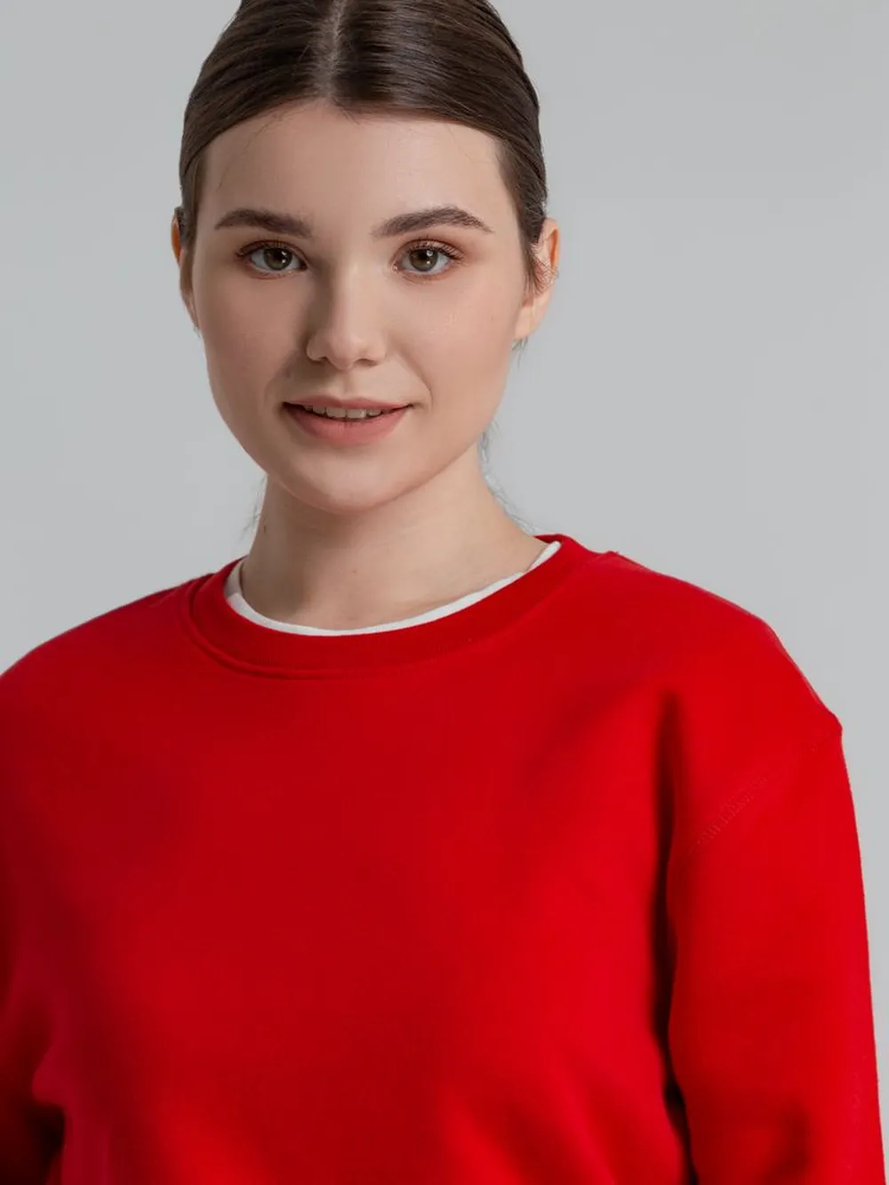 Свитшот унисекс King, красный, размер XL заказать онлайн с вашим дизайном на заказ в Москве и области