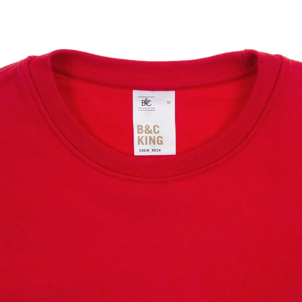 Свитшот унисекс King, черный, размер 4XL заказать онлайн с вашим дизайном на заказ в Москве и области