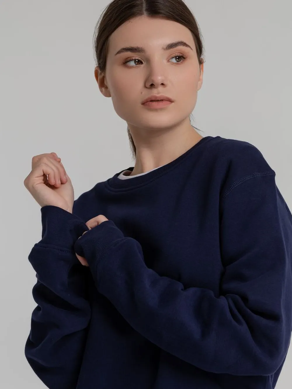 Свитшот унисекс King, темно-синий заказать онлайн с вашим дизайном на заказ в Москве и области