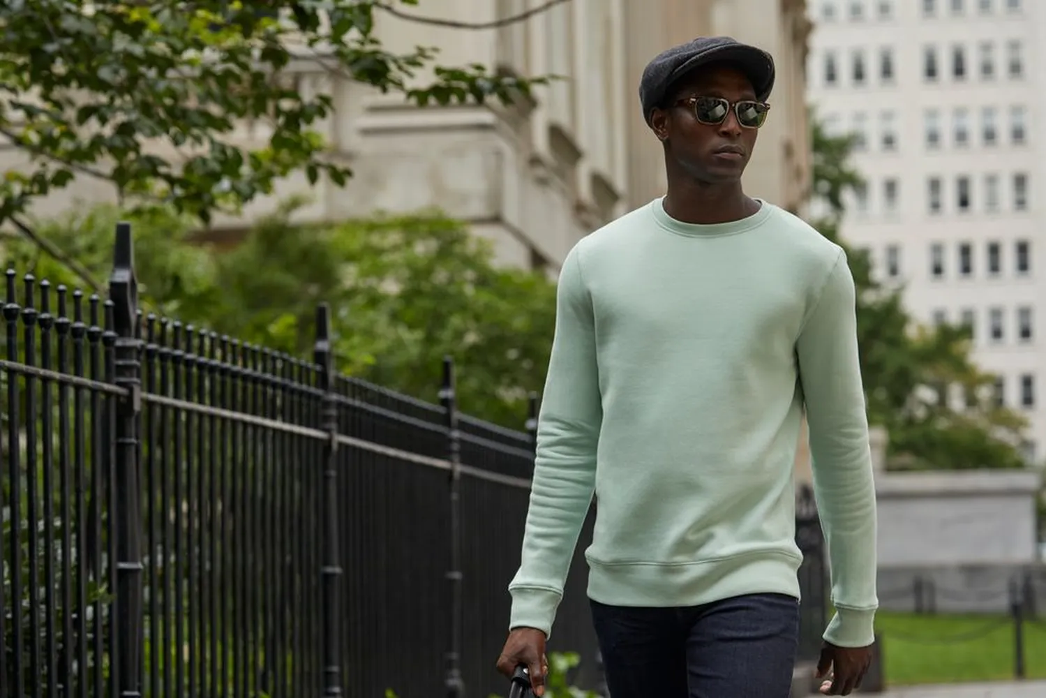 Свитшот унисекс King, светло-голубой, размер XL заказать онлайн с вашим дизайном на заказ в Москве и области