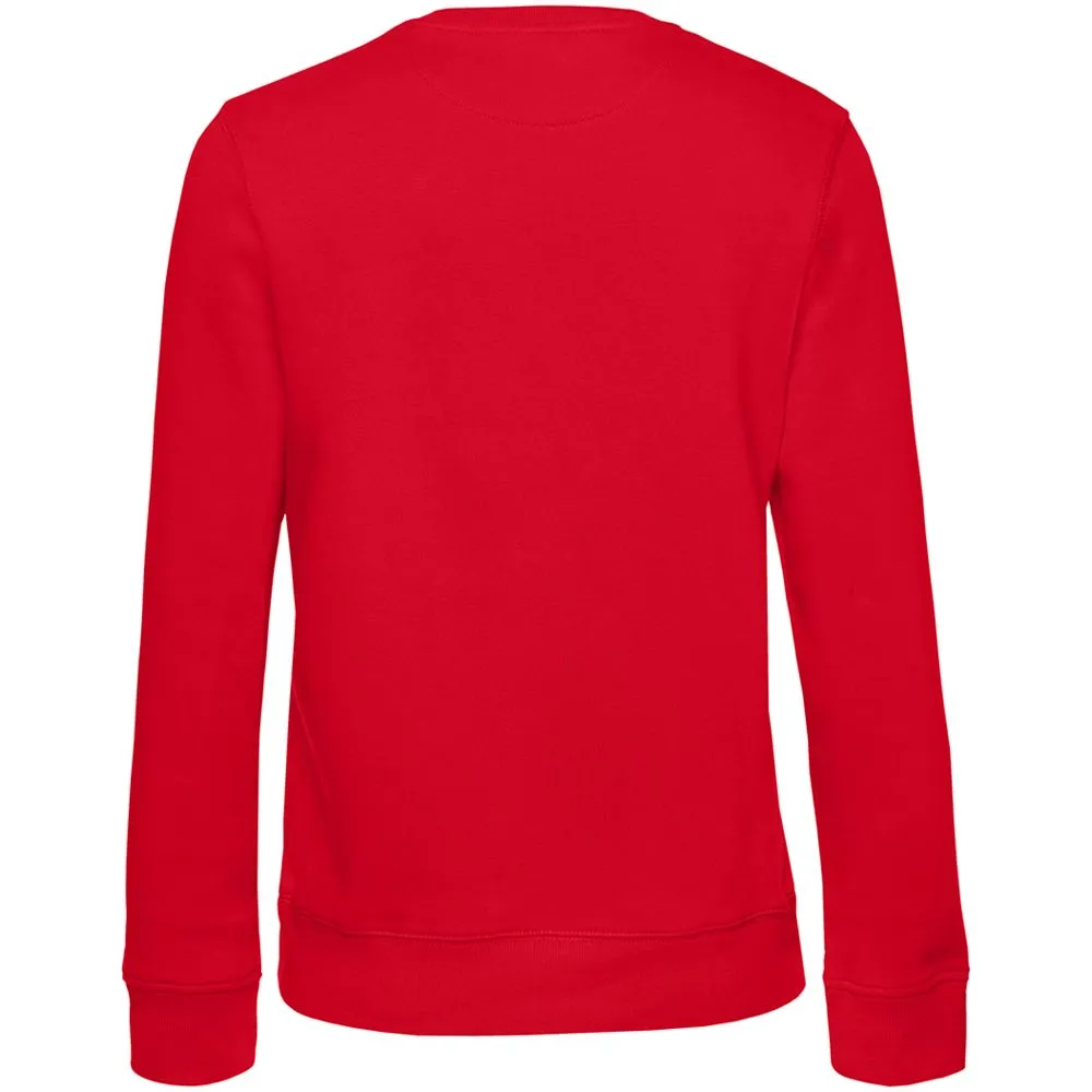 Свитшот женский Queen, красный заказать онлайн с вашим дизайном на заказ в Москве и области