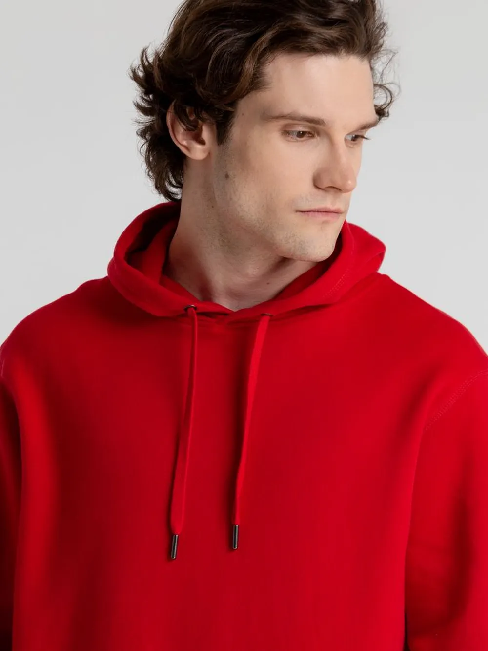 Толстовка с капюшоном унисекс King, красная, размер M заказать онлайн с вашим дизайном на заказ в Москве и области