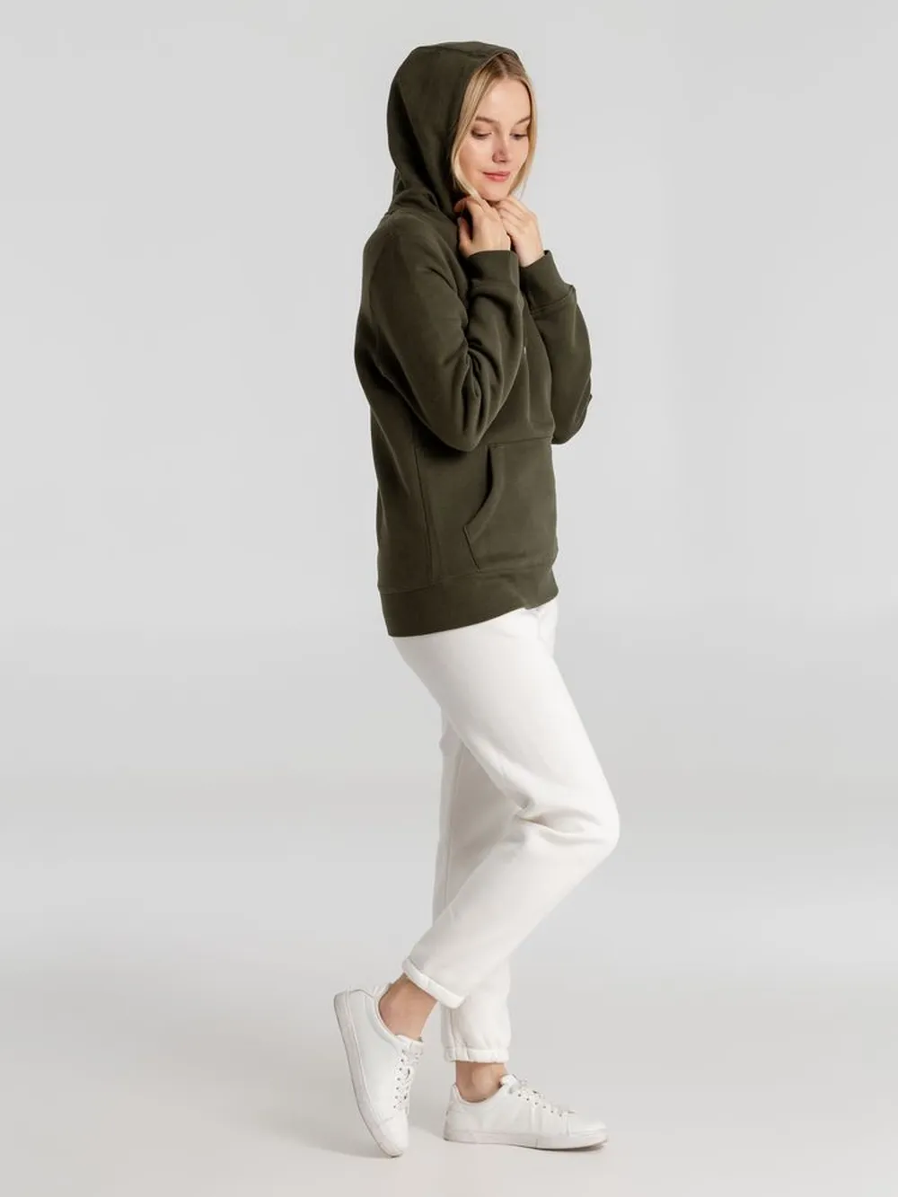 Толстовка с капюшоном унисекс King, хаки, размер XL заказать онлайн с вашим дизайном на заказ в Москве и области