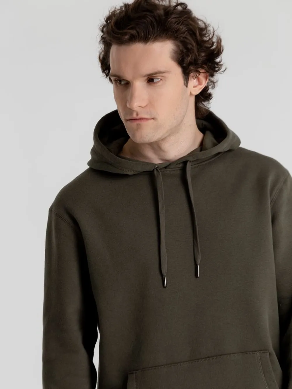 Толстовка с капюшоном унисекс King, хаки, размер XL заказать онлайн с вашим дизайном на заказ в Москве и области